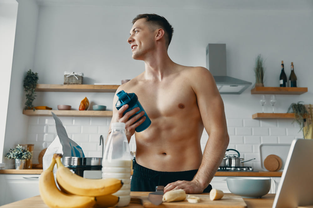 shake maken als eiwitborn voor sporters